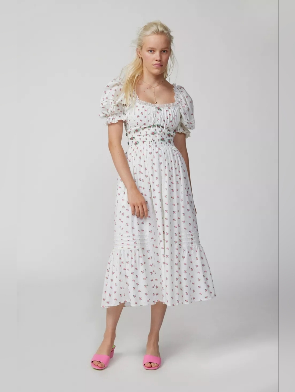 For Love & Lemons | Guisti Floral Midi Dress